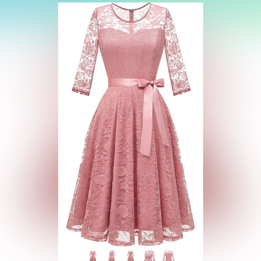 Dressystar Women's Floral Lace Dress